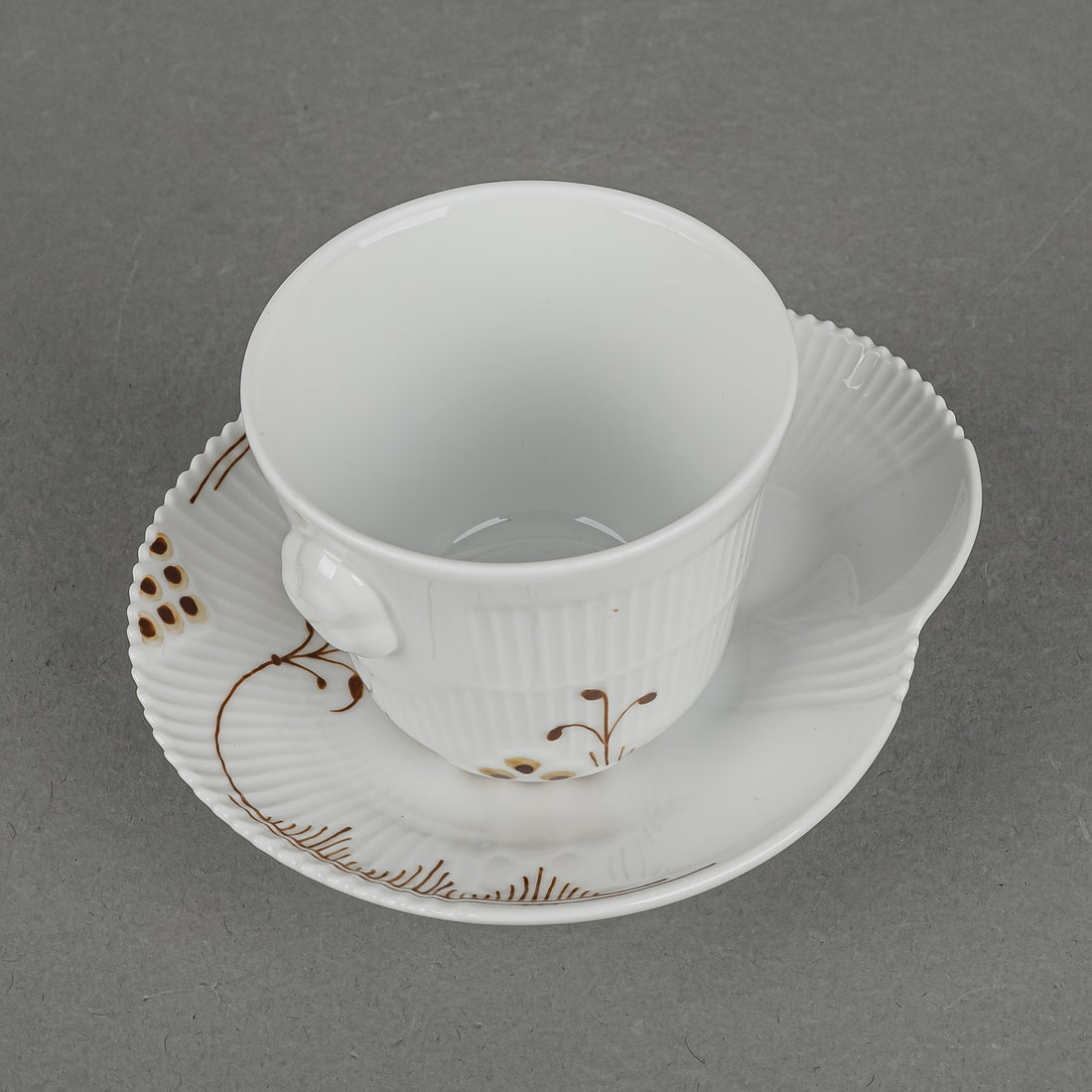 ROYAL COPENHAGEN Elements Espresso Cup 057 & Saucer 058