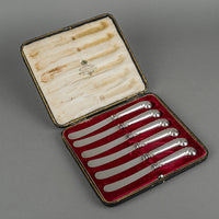 WILSON & GILL Pistol Grip Sterling Handle Silver Plate Spreaders