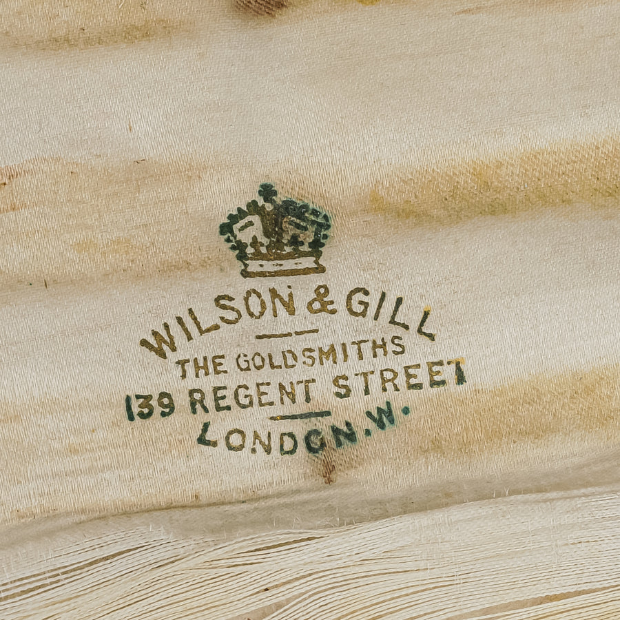 WILSON & GILL Pistol Grip Sterling Handle Silver Plate Spreaders