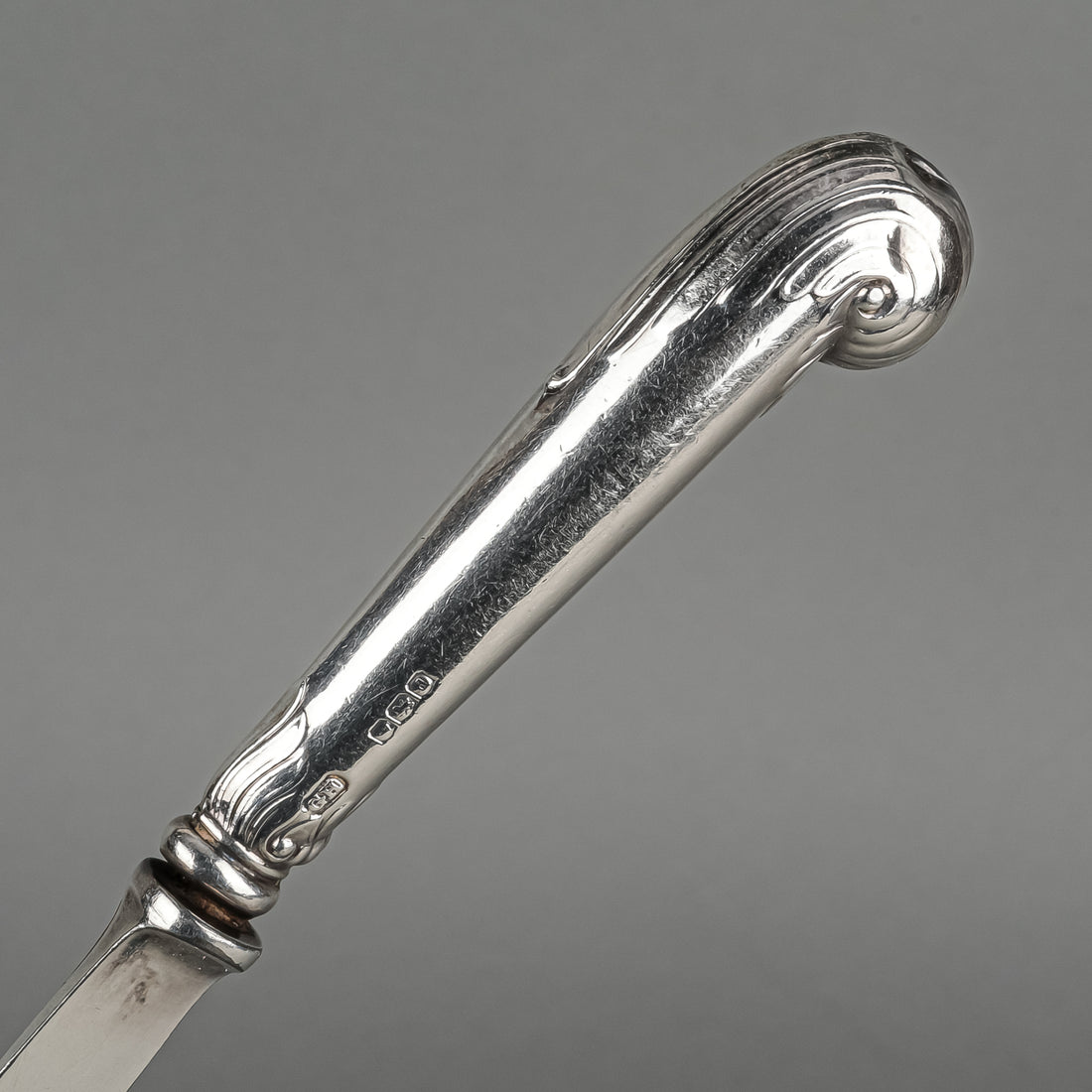 WILSON & GILL Pistol Grip Sterling Handle Silver Plate Spreaders