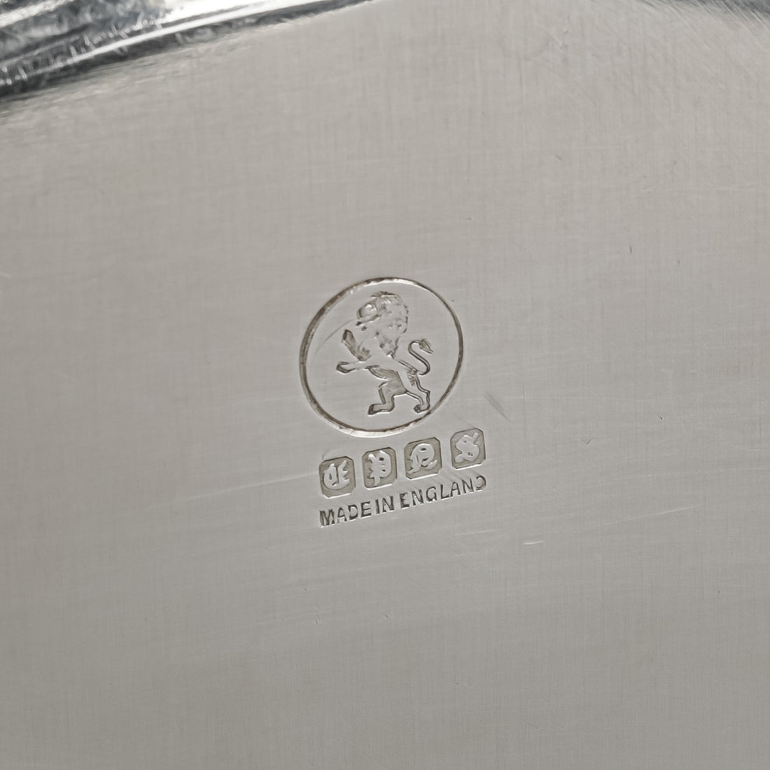 CHARLES HOWARD COLLINS Chased & Engraved Silver Plate Footed Tray