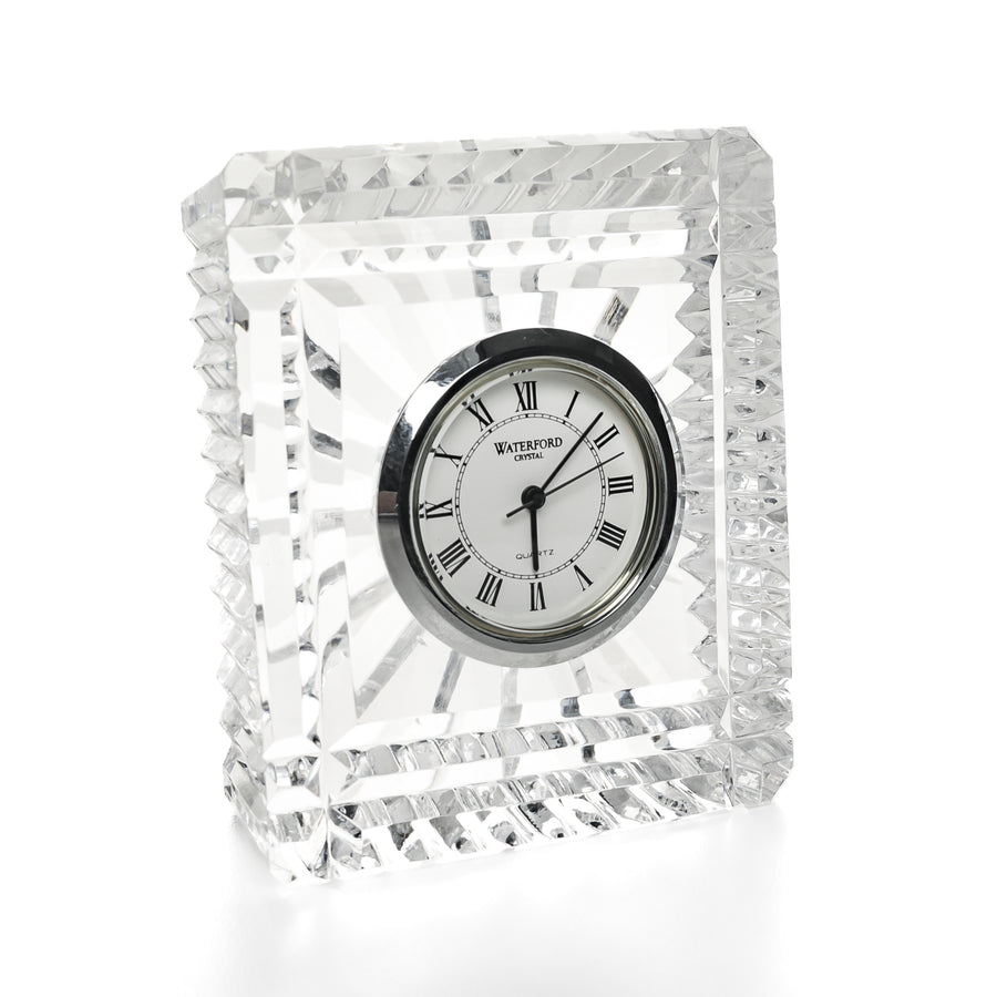 WATERFORD Crystal Desk Clock