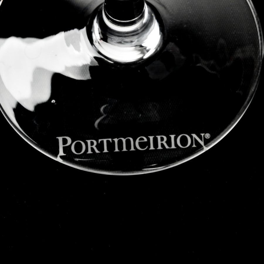 PORTMEIRION Botanic Garden Glass Champagne Flutes Set/4