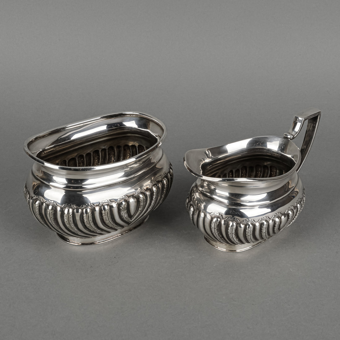 WALLACE Ornate Georgian Tilting Coffee & Tea Service 7Pcs