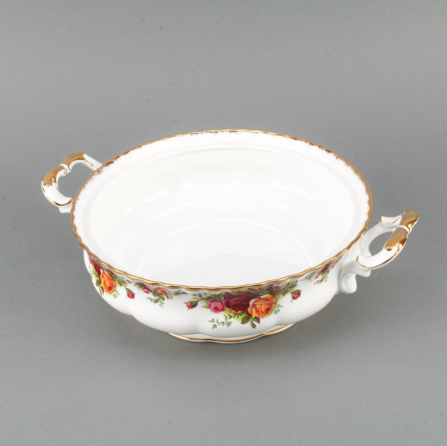 ROYAL ALBERT Old Country Roses Covered  Serving Bowl