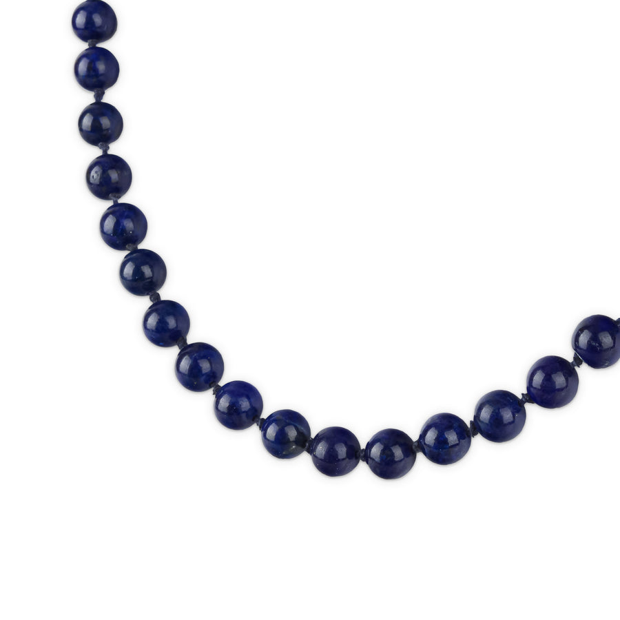 14K Lapis Bead Necklace