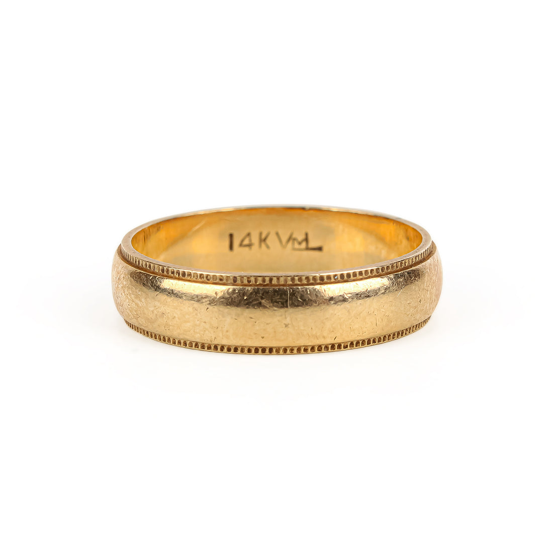 14K Yellow Gold Band Ring