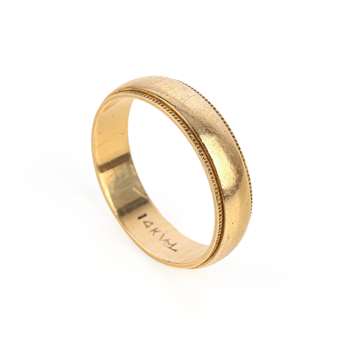 14K Yellow Gold Band Ring