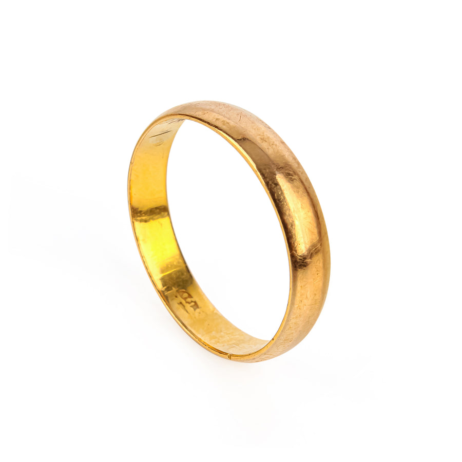 14K Yellow Gold Band Ring