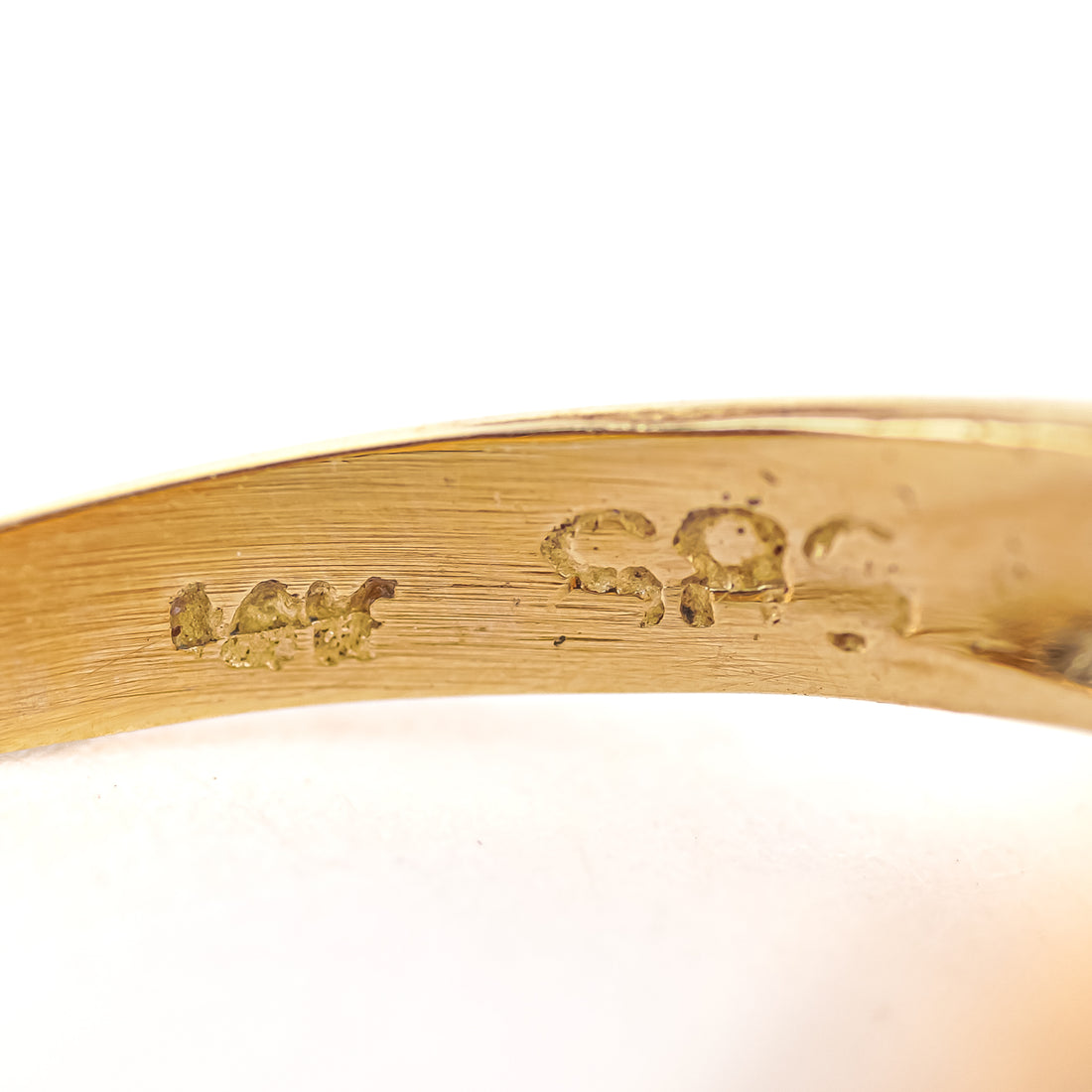 14K Yellow Gold Cultured Pearl Diamond Ring