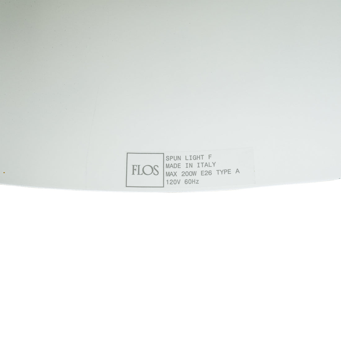 FLOS Spun Floor Lamp Black