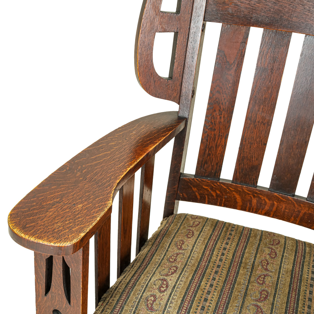 Vintage Mission Oak Arm Chair