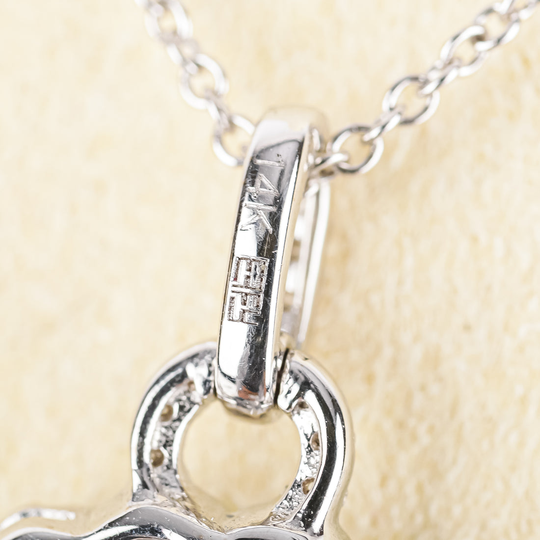EFFY 14K White Gold Marquise Sapphire Diamond Pendant Necklace