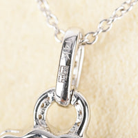 EFFY 14K White Gold Marquise Sapphire Diamond Pendant Necklace