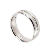 EFFY 14K White Gold Channel Set Diamond Band Ring