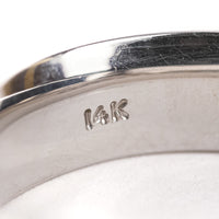 EFFY 14K White Gold Channel Set Diamond Band Ring