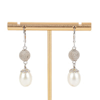 EFFY Sterling Silver & Pearl Drop Earrings