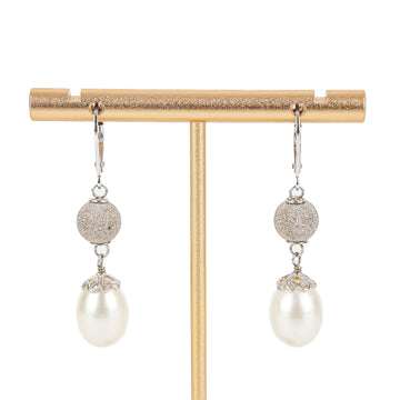 EFFY Sterling Silver & Pearl Drop Earrings
