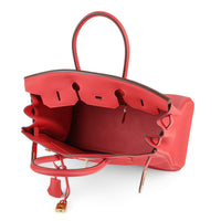 HERMES Birkin Togo 35 Rose Jaipur Gold Hardware