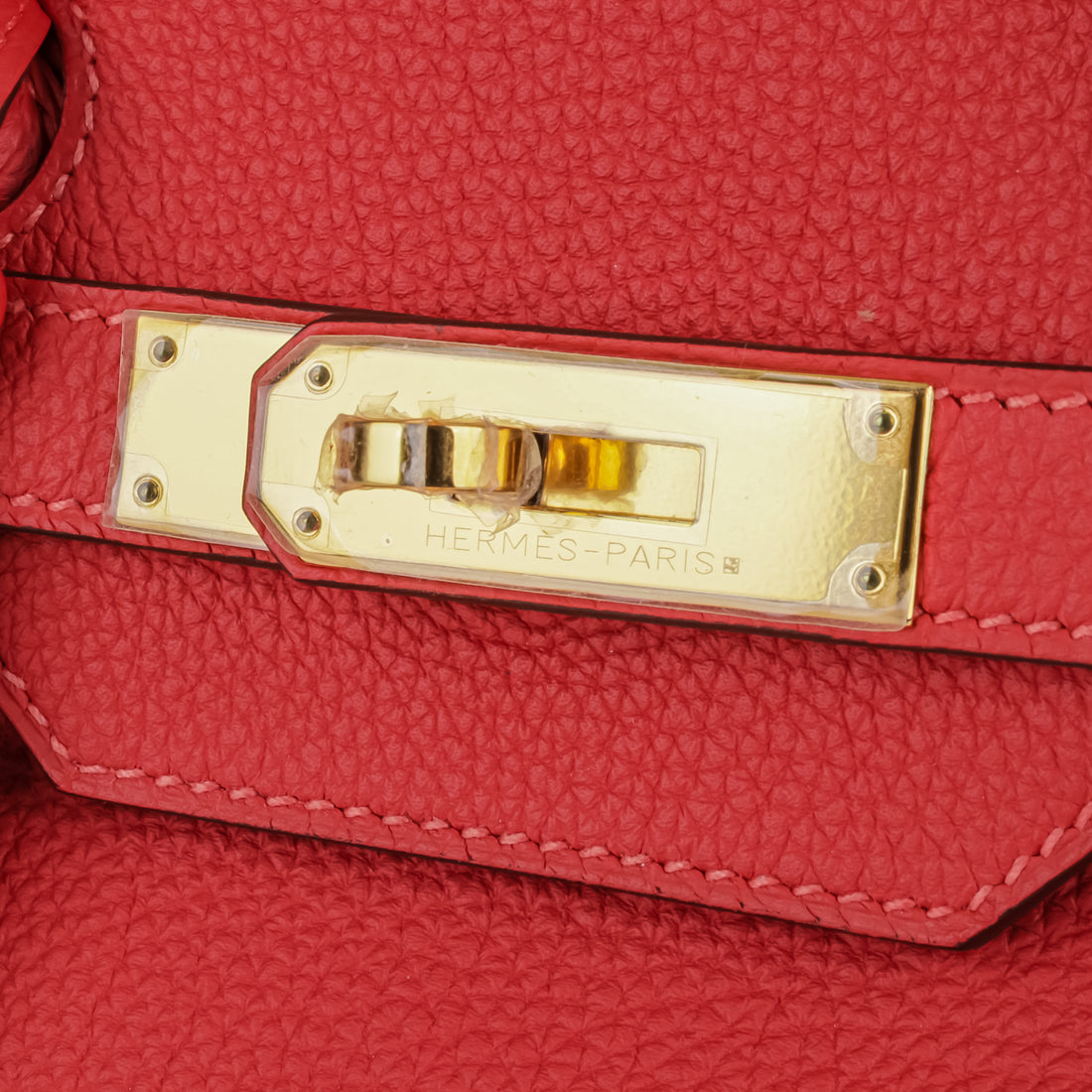 HERMES Birkin Togo 35 Rose Jaipur Gold Hardware
