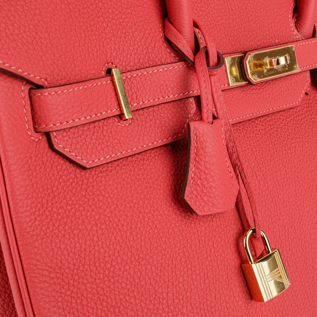HERMES Birkin Togo 35 Rose Jaipur Gold Hardware
