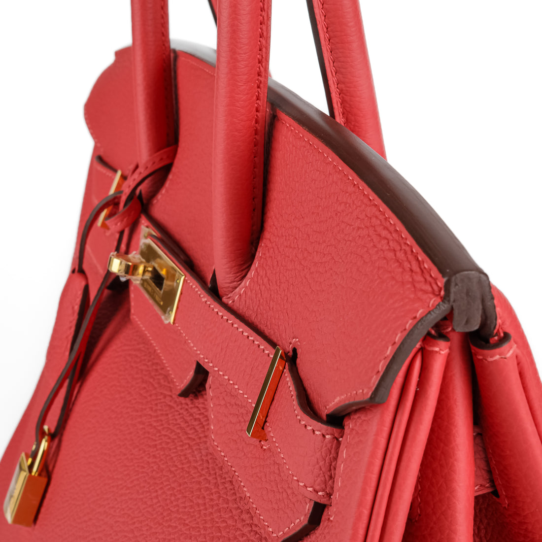 HERMES Birkin Togo 35 Rose Jaipur Gold Hardware