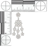 NADRI Silver Tone Chandelier Drop Earrings