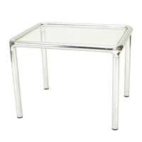 Etienne Femigier Style Chrome Tubular End Table