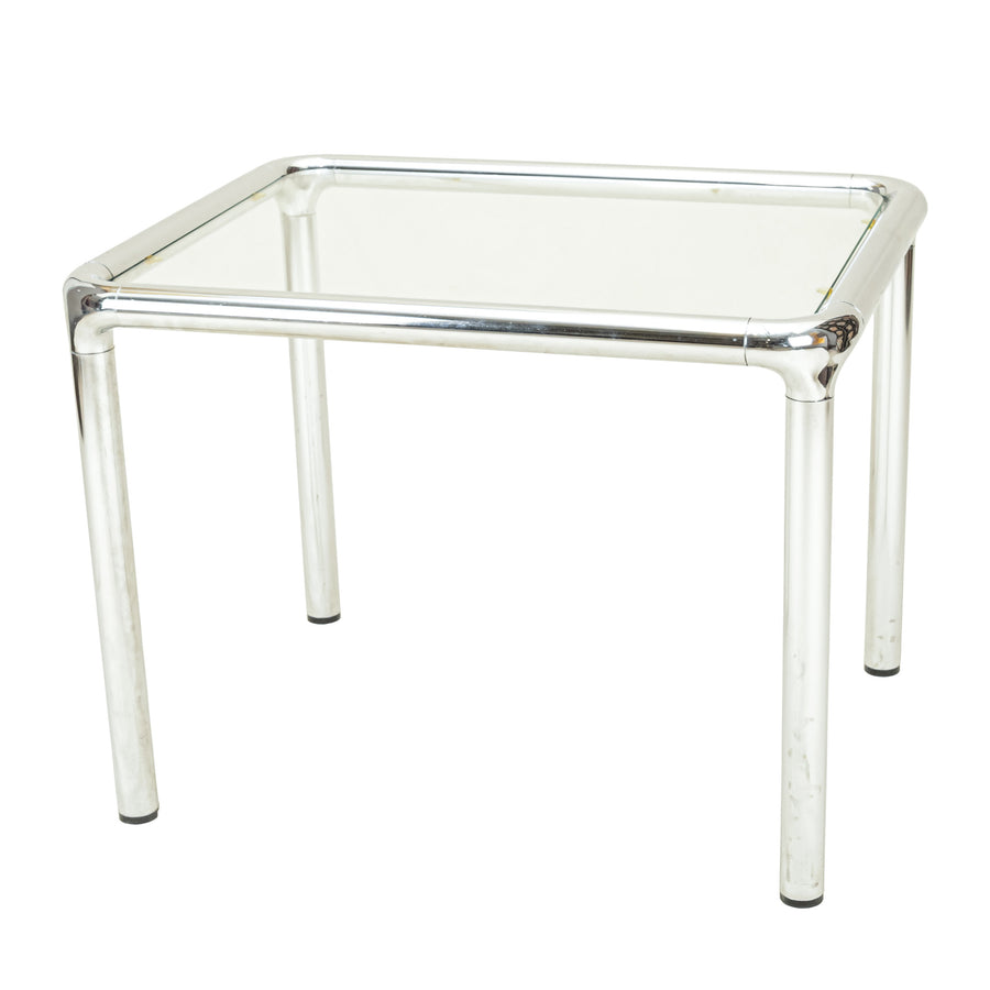Etienne Femigier Style Chrome Tubular End Table