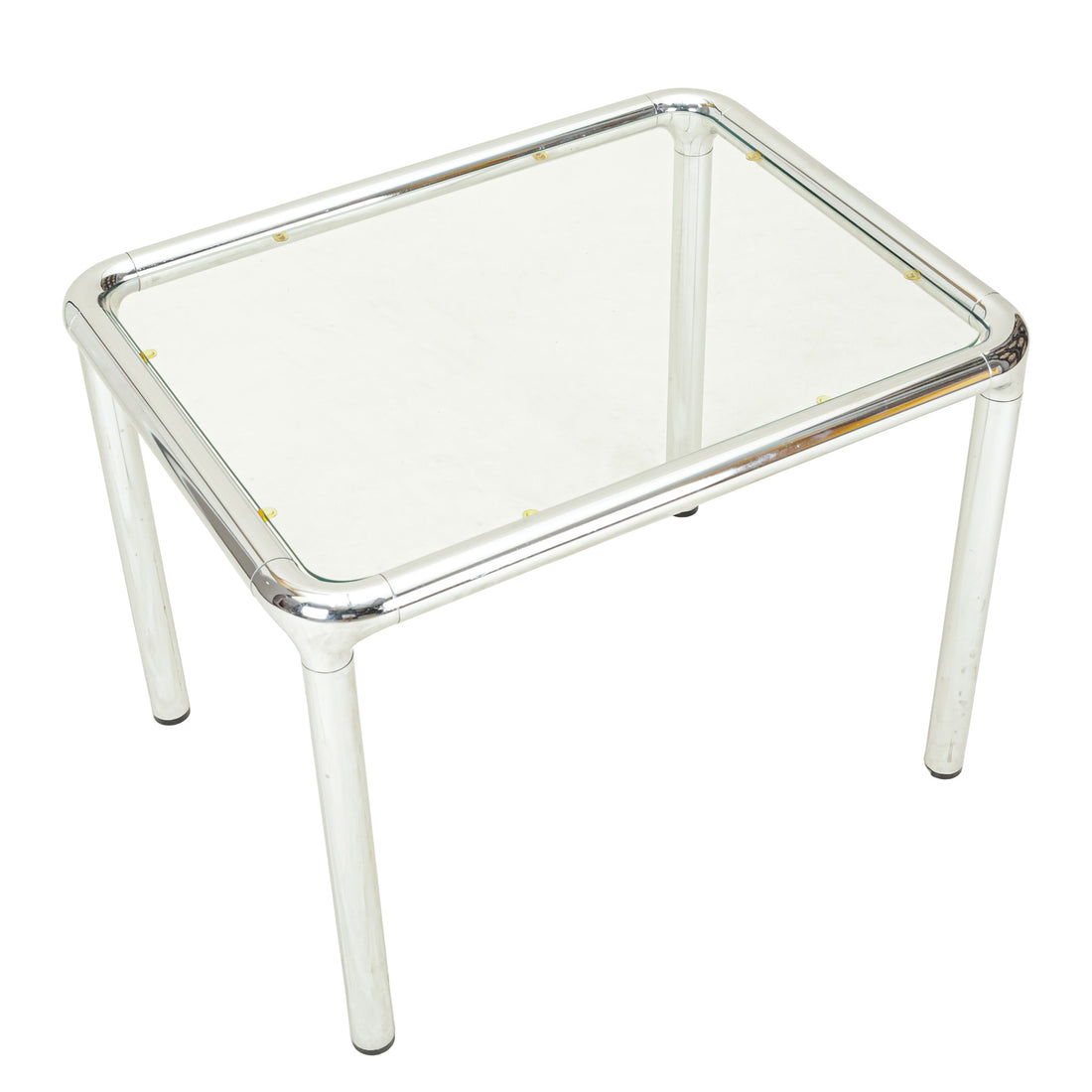 Etienne Femigier Style Chrome Tubular End Table