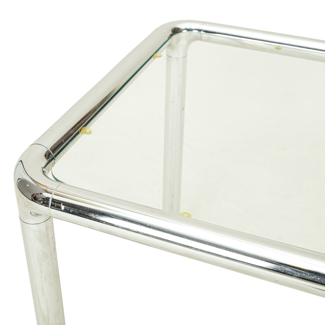 Etienne Femigier Style Chrome Tubular End Table