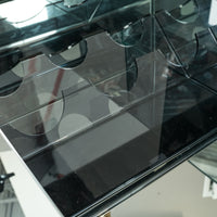 Chrome Coffee Table And Bar With Mirrored Glass