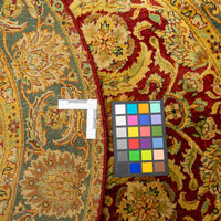 Indian Wool Jaipur Round Rug         62"x60"