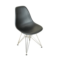 HERMAN MILLER Eiffel Chair Black Molded Plastic