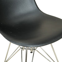 HERMAN MILLER Eiffel Chair Black Molded Plastic