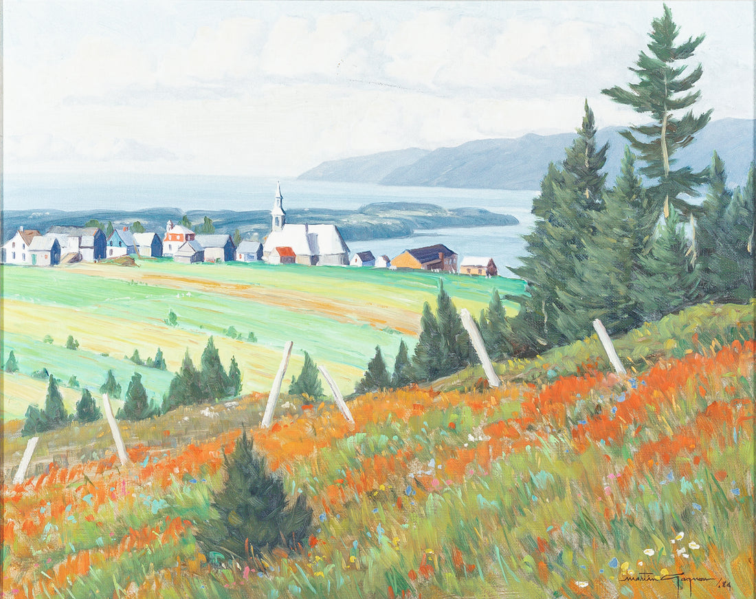 Martin Gagnon (Canadian 1931-2003) "Ete les Eboulements"