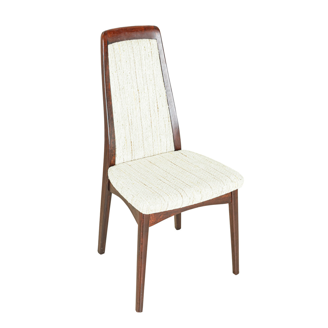 SVEGARDS MARKARYD Rosewood Chairs w/Beige Up Set of 4