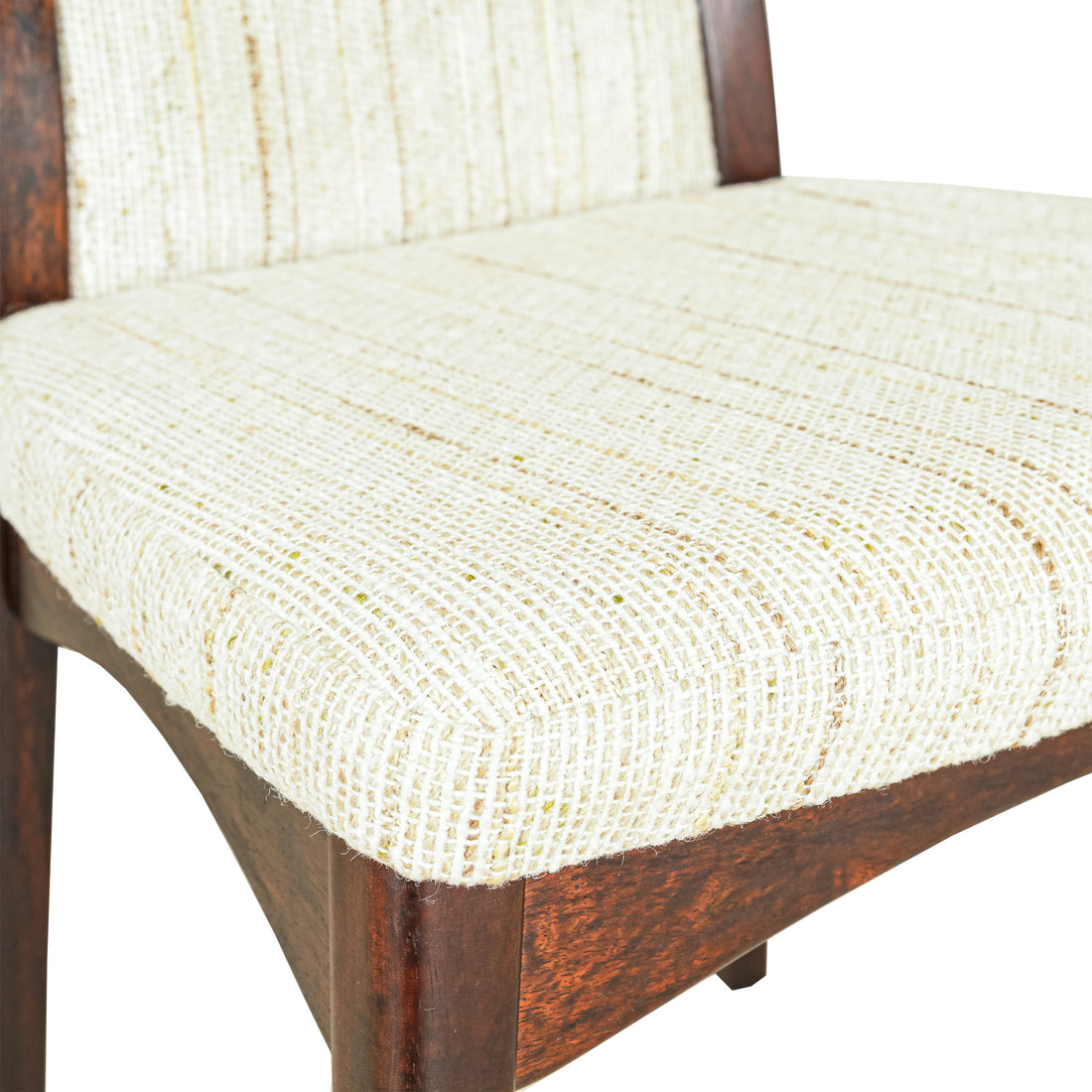 SVEGARDS MARKARYD Rosewood Chairs w/Beige Up Set of 4