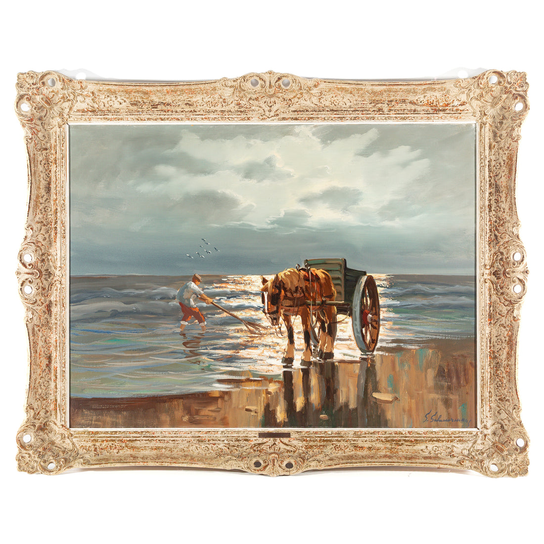 Simon Shuurmans (Dutch 1916)       Kelp Gatherer