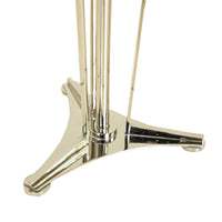 GLOBAL VIEWS French Moderne Chrome End Table w/Mirrored Top