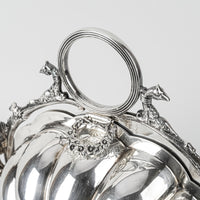 COOPER BROTHERS Silver Plate Folding Muffin/Biscuit Warmer