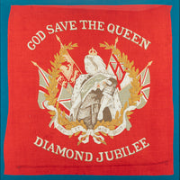 Queen Victoria Diamond Jubilee Framed Banner 29"x29"