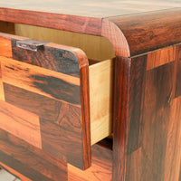 Vintage MCM Style Rosewood End Table