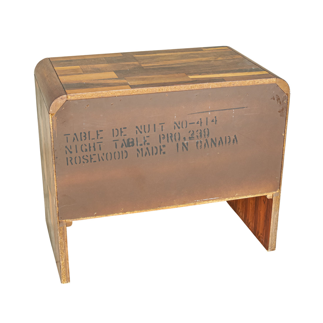 Vintage MCM Style Rosewood End Table