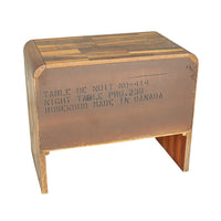 Vintage MCM Style Rosewood End Table