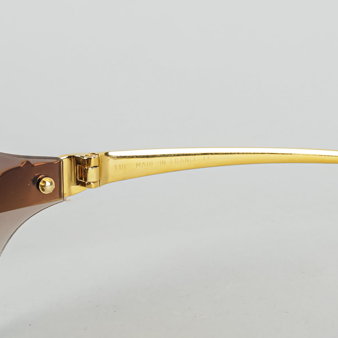 CARTIER Gold Plated 24K Panthère de Cartier Sunglasses