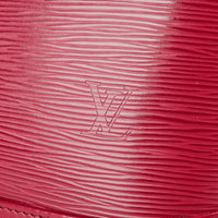 LOUIS VUITTON Red Epi Alma MM Handbag