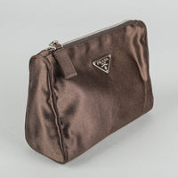 PRADA Satin Ebano Make up Pouch