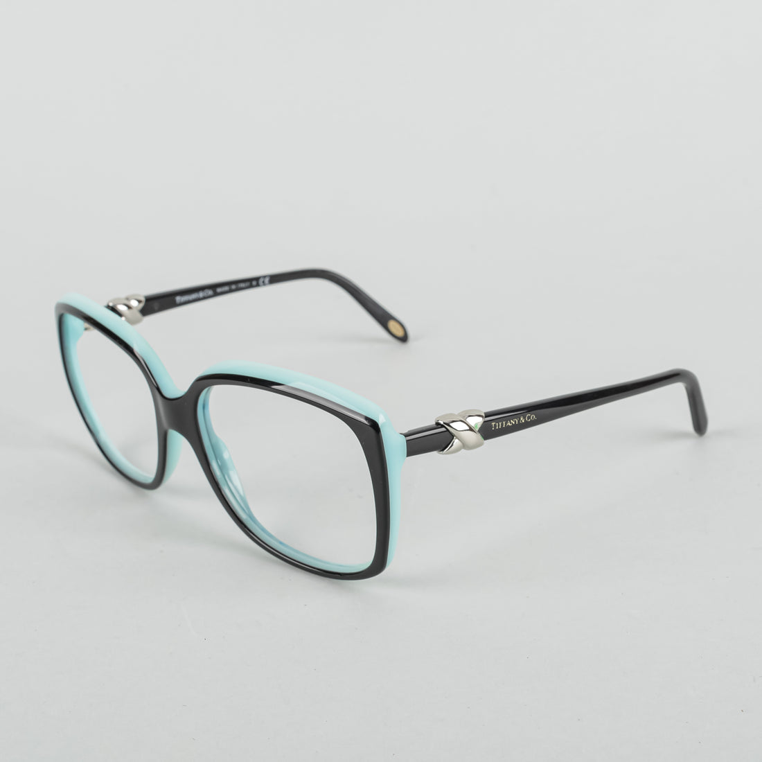 TIFFANY & CO Blue/Black Eyeglass Frames