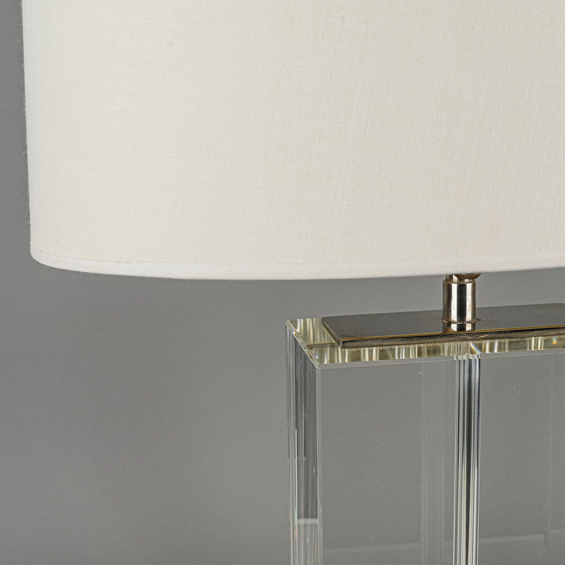 VISUAL COMFORT Large Block Lamps With Shades - Set Of 2